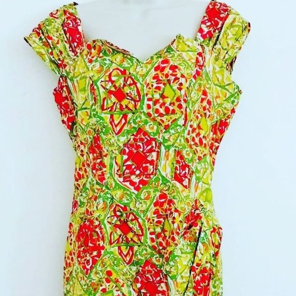 La Belle Dresses & Skirts - Vintage La Belle Abstract Dress Size 7